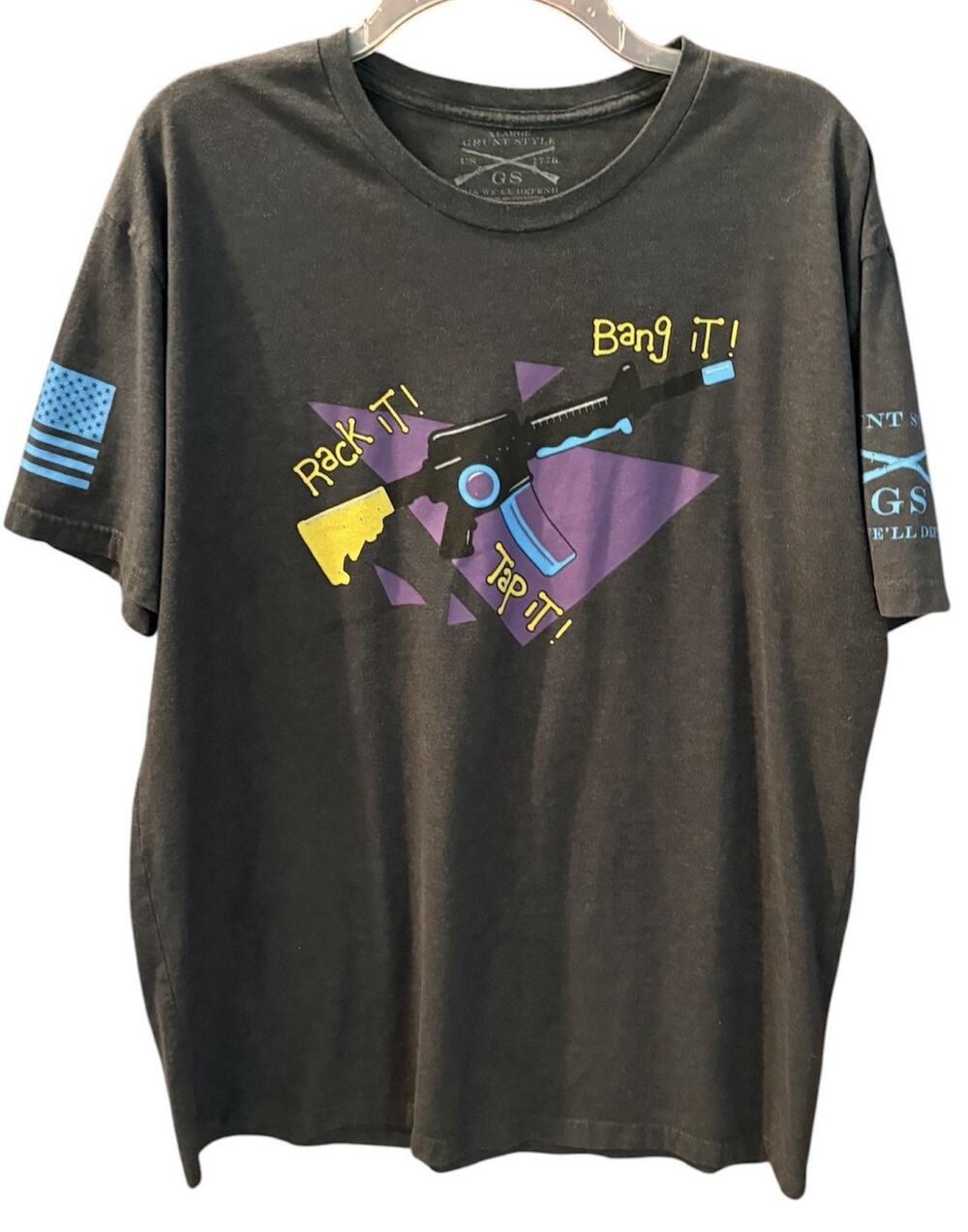 Grunt Style Gray Bop-It Short Sleeve Men’s T-Shirt Size XL